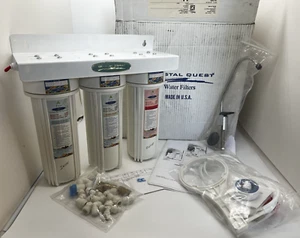 Crystal Quest Undersink Triple Water Filtration System +Accessories (New/Unused) - Picture 1 of 13