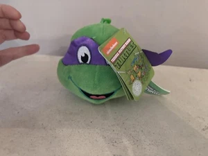 TEENAGE MUTANT NINJA TURTLES NWT PLUSH BAGCLIP KEYRING KEYCHAIN WITH TAGS - Picture 1 of 6