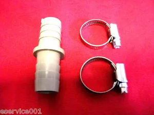 ABLAUFSCHLAUCHVERBINDER VERBINDER 19x19 mm mit zwei SCHLAUCHSCHELLEN 16-25 mm - Picture 1 of 3