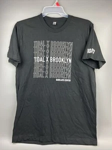 Tidal x Brooklyn Barclays Center Brooklyn New York 10/17 Black T Shirt XL Tall - Picture 1 of 8