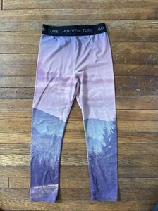 Art class adventure leggings pants 4T girls mountains pink purple - Picture 1 of 3