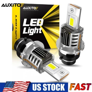 AUXITO LED D4S 6500K HID Xenon Headlight Replacement Lamp Bulbs 85122 Pack of 2 - Picture 1 of 14