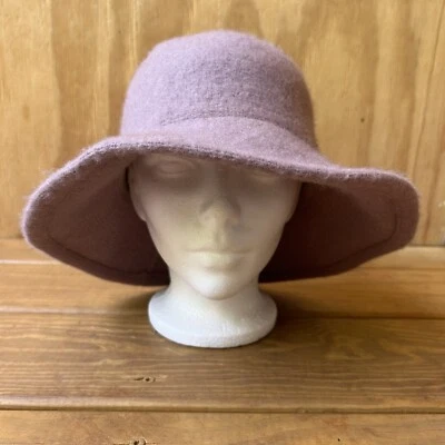 NUEVO CON ETIQUETAS Free People Sombrero Cubo Mezcla Lana en Taupe Foto 1 de 4