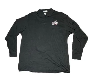 Vtg Clint Bowyer Nascar Hamburger Helper long Sleeve Polo Shirt XXL -FADED - Picture 1 of 6