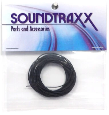 SoundTraxx 810142 Black 30 AWG Super-Flexible Wire 10' 3.1m Length - Image 1 of 3