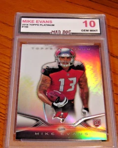 MIKE EVANS Rookie****2014 TOPPS--PLATINUM--GEM 10***BUCCANEERS***MAD Dog - Picture 1 of 1