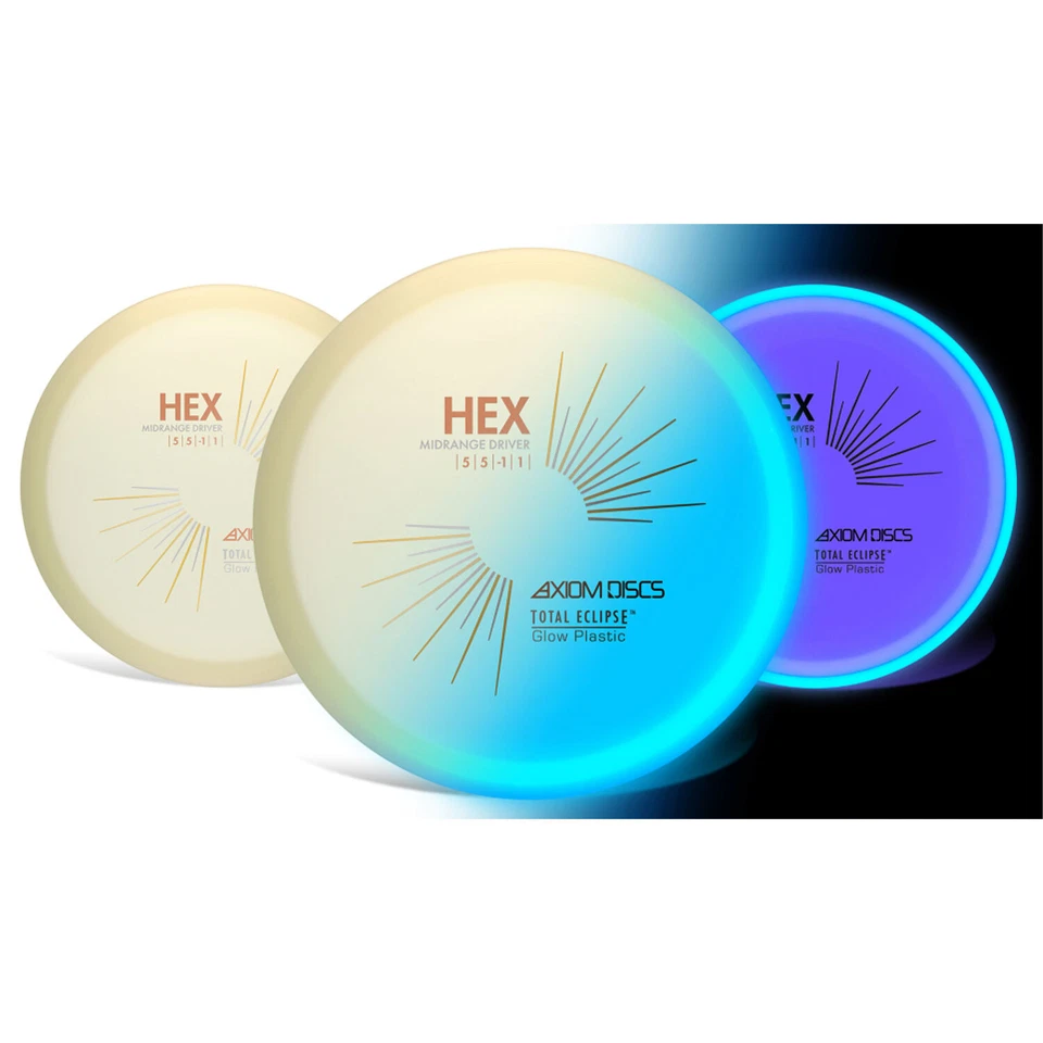 Axiom Disc Golf Total Eclipse Glow Hex Midrange 5/5/-1/1 - Choose Exact Disc - Image 1 of 1