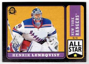 2018-19 O-PEE-CHEE OPC RETRO BLACK HENRIK LUNDQVIST 079/100 NEW YORK RANGERS