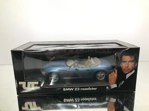 UT MODELS 024336 BMW Z3 ROADSTER JAMES BOND 007 - GOLDENEYE -1:18- GOOD IN BOX - Picture 1 of 10
