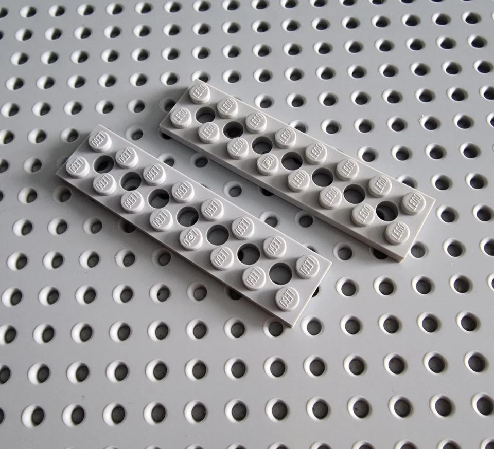 LEGO Technik Technic Platte Plate Lochplatte 2x8 neu hellgrau 2 Stück 3738 A084 - Bild 1 von 1
