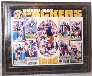 Targa foto parete legno Green Bay Packers Super Bowl XXXI Champions NFL 1996 LEGGI - Foto 1 di 12
