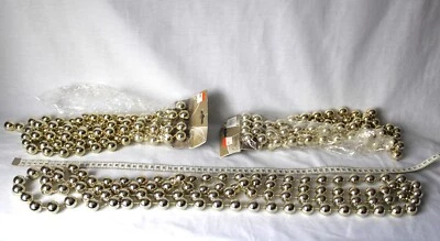 Perlengirlande Deko Kette Perlenkette. Satin Gold - Bild 1 von 4