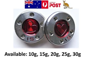 1Pair Heart Weights for Scotty Cameron Putter -10g /15g /20g/ 25g /30g RED - Picture 1 of 4