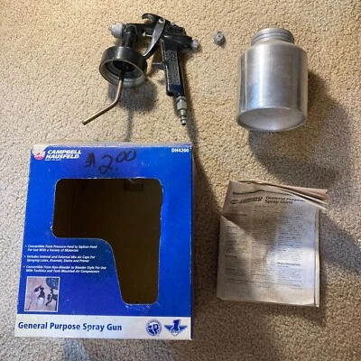 Pistola pulverizadora automotriz Campbell Hausfeld + contenedor de servicio estándar DH4200 Foto 1 de 4