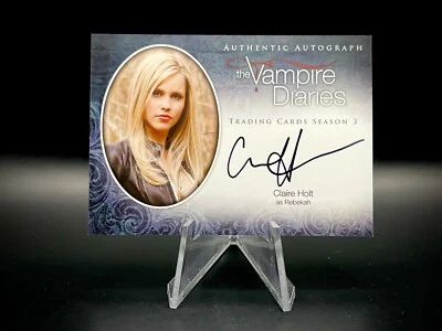 🩸The Vampire Diaries Season 3 Claire Holt as Rebekah Autograph #A11 Originals - Image 1 of 2
