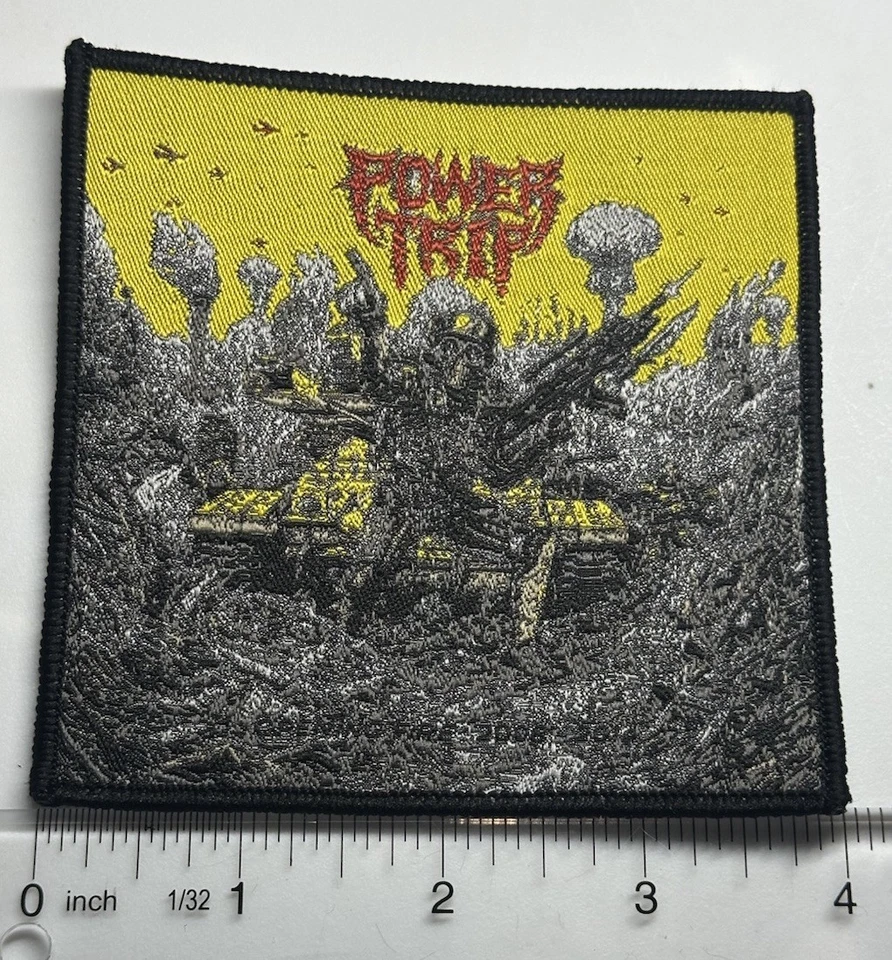 Плетеная нашивка Power Trip Opening Fire с черной каймой  - Изображение 1 из 1