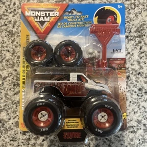 Monster Jam Zombie Maßstab 1:43 Mechanix Build and Re-build Truck NEU - Bild 1 von 2