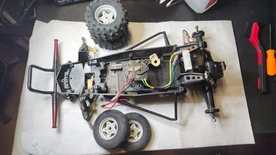 RC Cars Vintage Tamiya Grasshopper? SELING AS IS SHOWN FOR PARTS PROJECT UNTESTD - Image 1 of 4