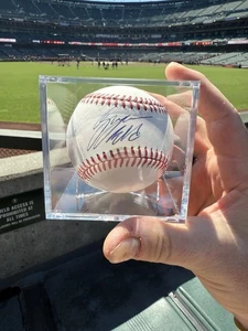 Bryce Eldridge Signed Official Baseball COA Via San Francisco Giants ROMLB - Picture 1 of 3
