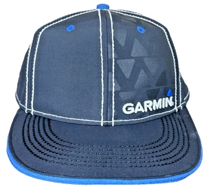 Garmin Snapback Mütze blau schwarz Logo Kappe verstellbar - Bild 1 von 8