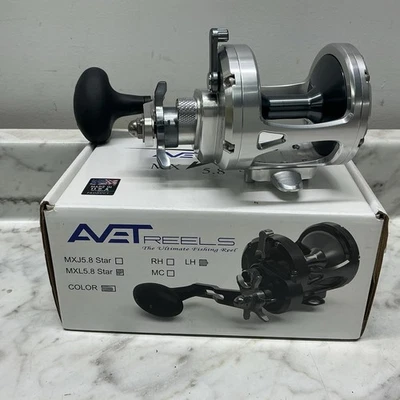 Avet Reels MXL5.8 Star LH Silver - Image 1 of 4