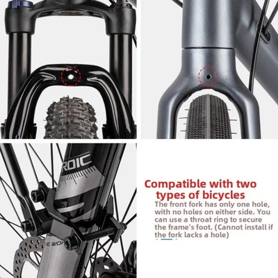 Frameless Front Rack Bike Front Rack Bike Commuting Aluminum Alloy 6061 - Image 1 of 4