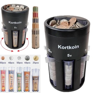 Neu Automatischer Münzsortierer 5-in-1 Münzzähler mit Münzwicklern Sortieren - Bild 1 von 7