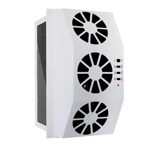 Car Ventilating Fan for Exhaust Window Travel Solar Powered Cooler - Picture 1 of 12