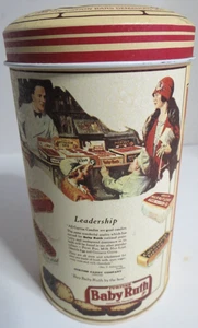 Vintage 1986 Curtiss Baby Ruth Vintage Collectible Tin with Lid - Imagen 1 de 6