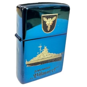 Zippo Feuerzeug Schlachtschiff Bismarck Sapphire Diamantgravur Limited Edition - Bild 1 von 6