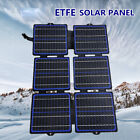 12V 100W Faltbar Tragbar 6 Solarpanels Solarmodul Power Bank USB/DC Ladegert DE