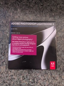 Adobe Photoshop Lightroom 3 30 Day Trial NEW SEALED - Picture 1 of 1