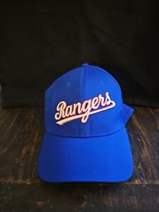Texas Rangers Fanatics Flex Fit Hat L/XL Blue