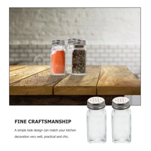 10 Pcs Condiment Bottles Seasoning Storage Containers Sprinkling Salt - Picture 1 of 12