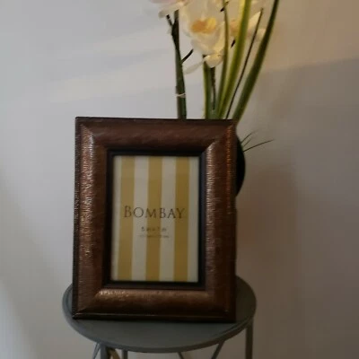Bombay Authentic Rare Bronze Picture Frame - Image 1 of 4