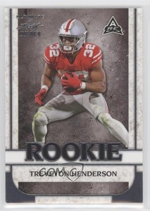 2022 Leaf Ultimate Draft Rookies Box Set Silver Spectrum Treveyon Henderson #06