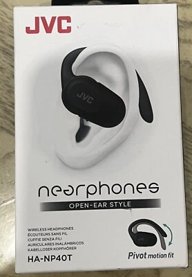 OPEN BOX! “JVC” NEARPHONES OPEN-EAR STYLE WIRELESS HEADPHONES- PIVOT MOTION FIT - Image 1 of 4