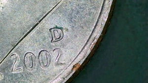 2002 D Roosevelt Dime RPM Error D Over D - Picture 1 of 6