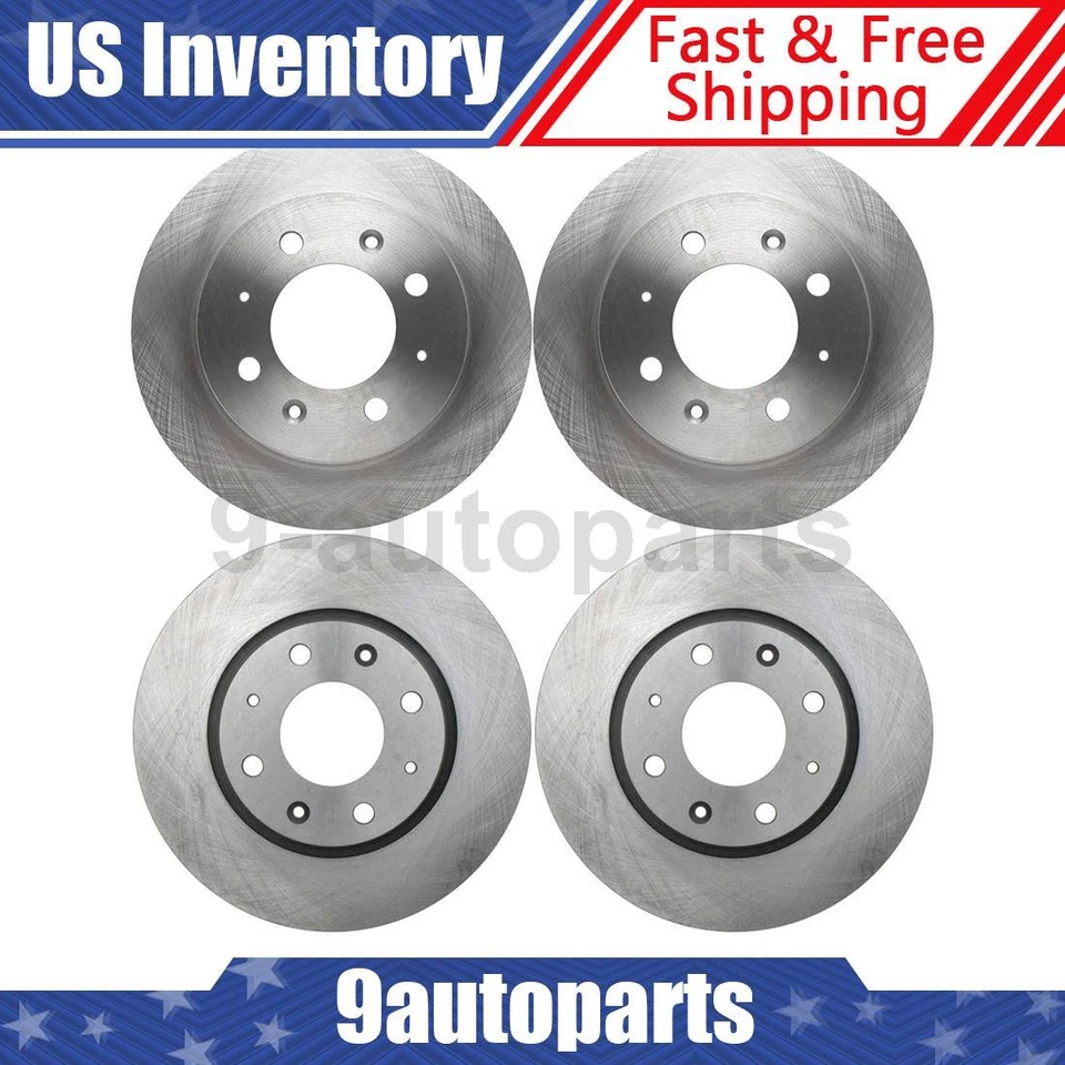 Rotores de freno de disco delanteros traseros para Kia Spectra5 2005 2006 2007 2008 2009 Foto 1 de 4