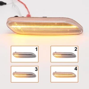 Dynamic LED Side Marker Repeaters lights Clear For Mini Mini R61 Paceman 12-17 - Picture 1 of 12