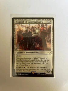 MTG - Triumph of Saint Katherine Universes Beyond: 40K Regular (Excellent, Rare) - Picture 1 of 2