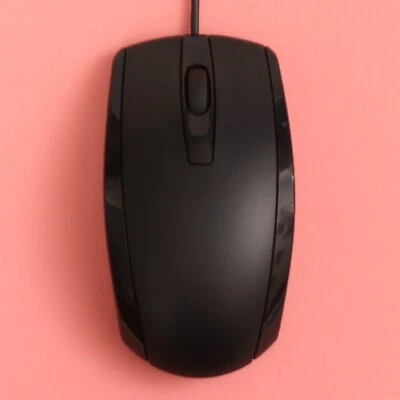 Genuine Original Black HP M-U0009-HP1 Optical USB Computer Mouse w/ Scroll Wheel - Image 1 of 3