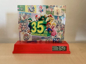 Nintendo Japan Merch Ichiban Kuji Super Mario Bros 35th Alarm Clock Wecker - Bild 1 von 13