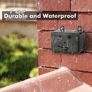 GCSUPERMARKET Ultrasonic Stop Control Dogs Pets Barking Anti No Bark Device Silencer Outdoor