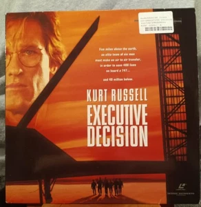 Executive Decision Laserdisc 2 Disc set widescreen Kurt Russell Warner Bros VG - Picture 1 of 5