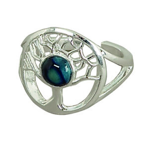 Heathergems Handcrafted Jewellery from Scotland Tree of Life Adjustable Ring