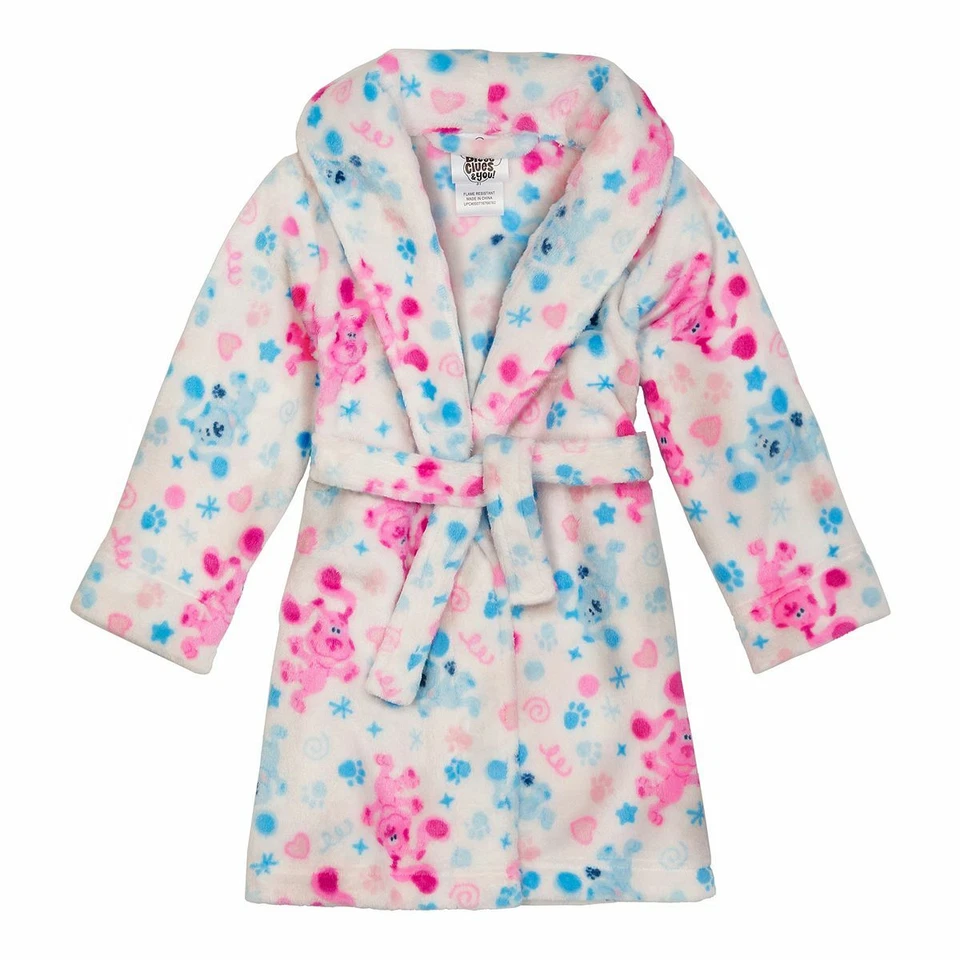 NWT Blues Clues Robe Pajama Cover BathRobe Toddler Girl Plush - Image 1 of 1