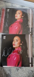 2020 DEMI LOVATO AUTO CD BOOKLET LOVE ME SIGNED VERSION DISNEY SONNY CAMP ROCK - Picture 1 of 1
