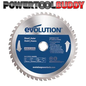 Evolution Rage Blue 230mm x 48TCT Steel Cutting Saw Blade - Picture 1 of 1