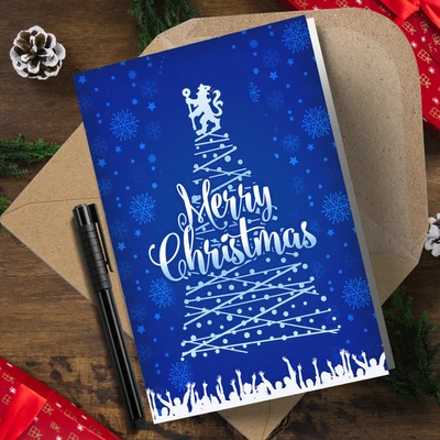Chelsea Football | Tarjeta de felicitación de Feliz Navidad | Fan número 1 del Chelsea Foto 1 de 4